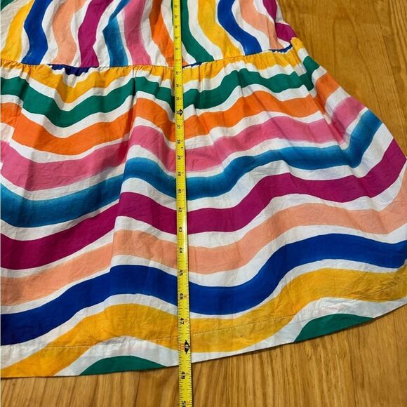 Farm Rio Women’s Dancing Stripes Tassel-Tie Midi Dress Multicolored Size XS - Picture 5 of 12